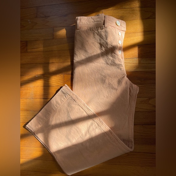 Jesse Kamm Sailor Pants in SK 6 / peach Size 2 OR 4 - Picture 6 of 13